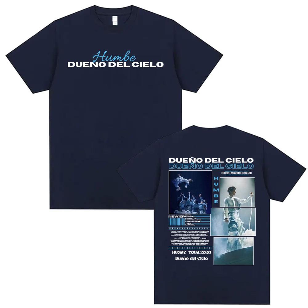 Singer Humbe Dueno Del Cielo Tour 2026 Album T Shirt Unisex Women Fashion Retro Short Sleeve Summer Oversized T-shirt S
Singer Humbe Dueno Del Cielo Tour 2026 Album T Shirt Unisex Women Fashion Retro Short Sleeve Summer Oversized T-shirt S