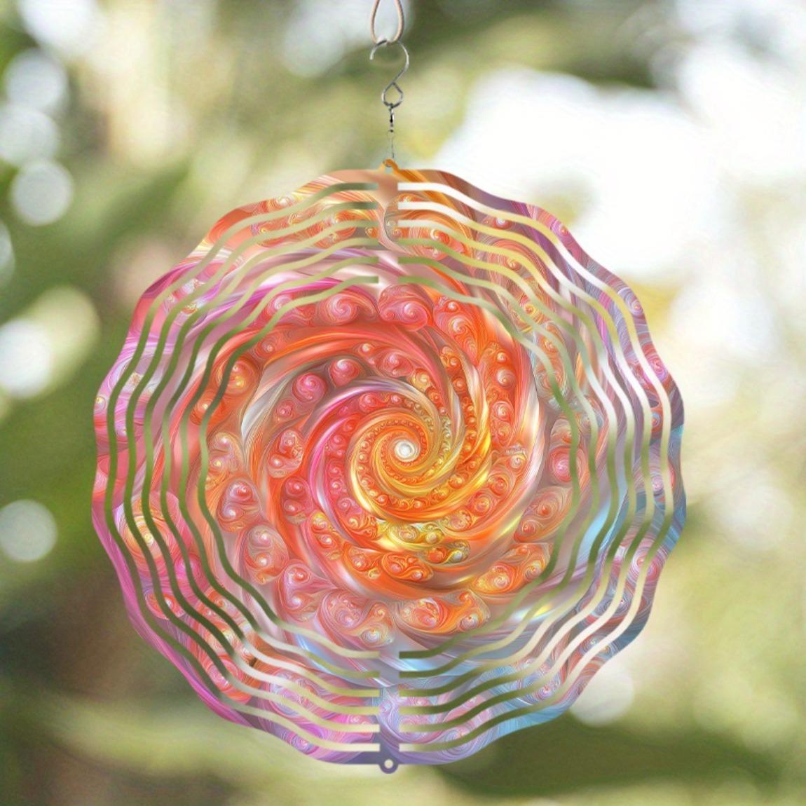 10 Inch Floral Wind Spinner with 360 Rotating Hook Elegant Hanging Decor for Balcony Garden Spring Summer Gift for Friends Family 01A
10 Inch Floral Wind Spinner with 360 Rotating Hook Elegant Hanging Decor for Balcony Garden Spring Summer Gift for Friends Family 01A