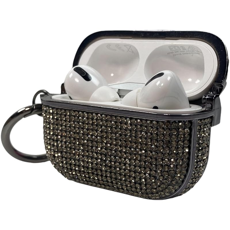 rhinestone Airpods pro case Fashionable South Korea pro2 cute Sparkling stone air pods hard plastic cover earphone case (Black (Airpods) Pro or pro2))
rhinestone Airpods pro case Fashionable South Korea pro2 cute Sparkling stone air pods hard plastic cover earphone case (Black (Airpods) Pro or pro2))