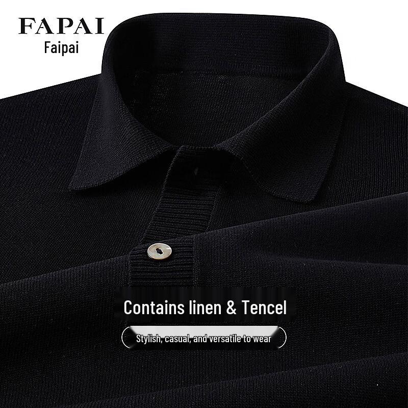 FAPAI Men s Linen Tencel Blend Knitted Polo Shirt 3XL
FAPAI Men s Linen Tencel Blend Knitted Polo Shirt 3XL