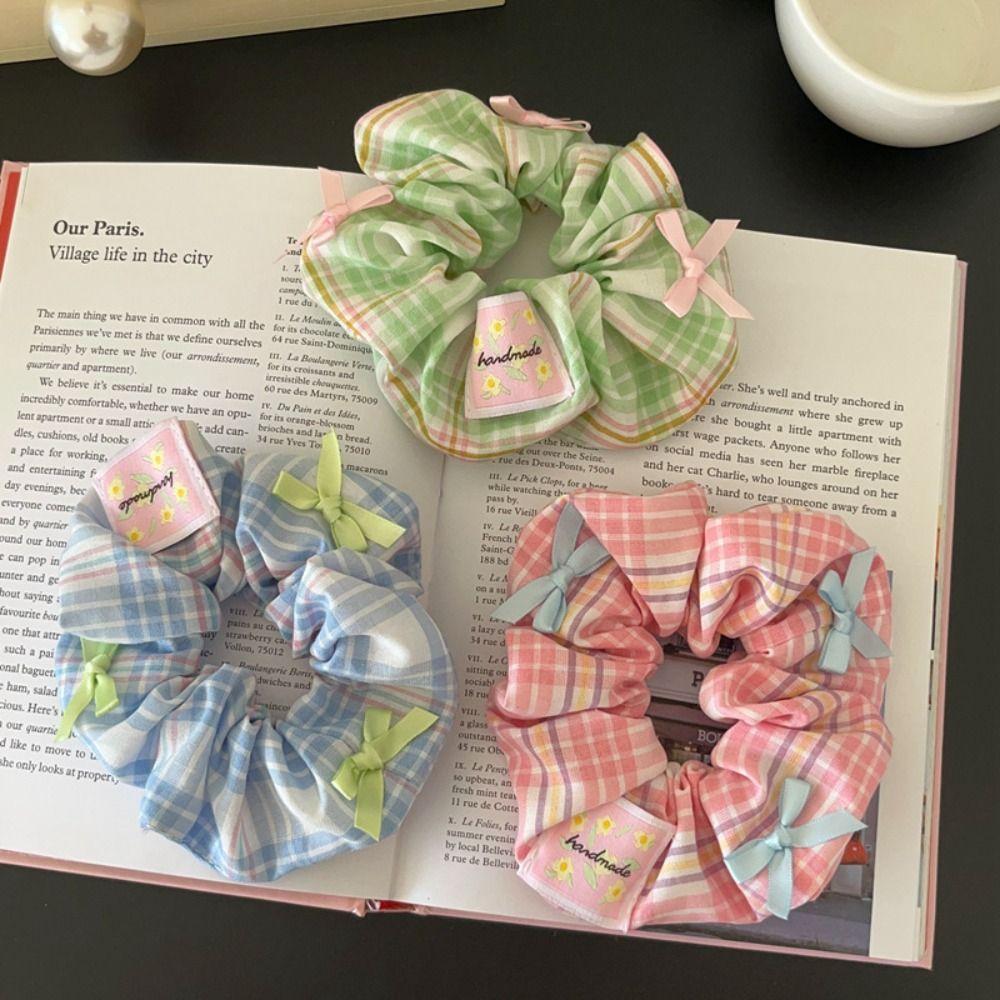 High Elastic Sweet Scrunchies Bow Korean Style Hair Ring Trendy Lattice Hair Rope Wedding
High Elastic Sweet Scrunchies Bow Korean Style Hair Ring Trendy Lattice Hair Rope Wedding