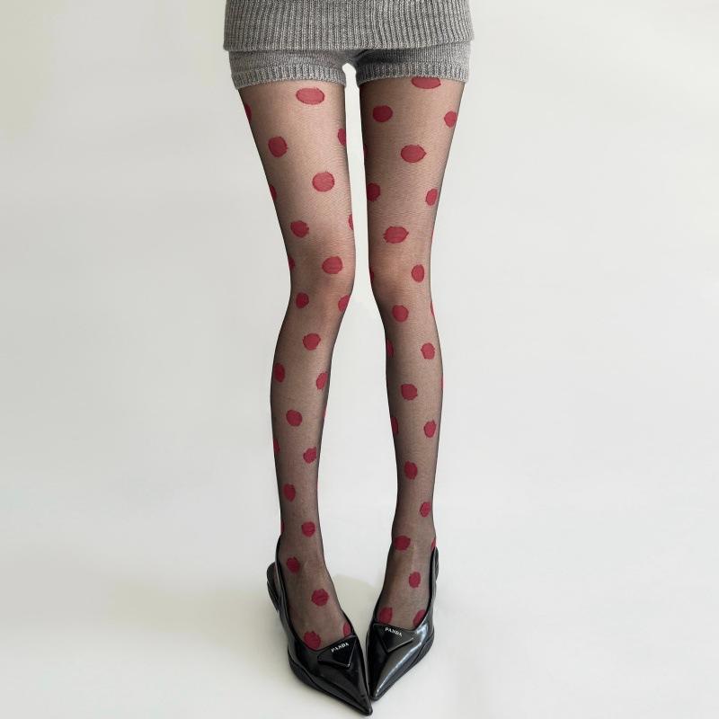 Red Big Dot Black Silk Red Big Dot Ultra-Thin Jacquard Stockings Bottoming Pantyhose One size fits all чорний
Red Big Dot Black Silk Red Big Dot Ultra-Thin Jacquard Stockings Bottoming Pantyhose One size fits all чорний