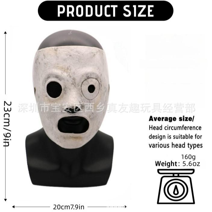 Horror band mask, James mask, Halloween bar performance prop, music festival party mask Slipknot mask
Horror band mask, James mask, Halloween bar performance prop, music festival party mask Slipknot mask