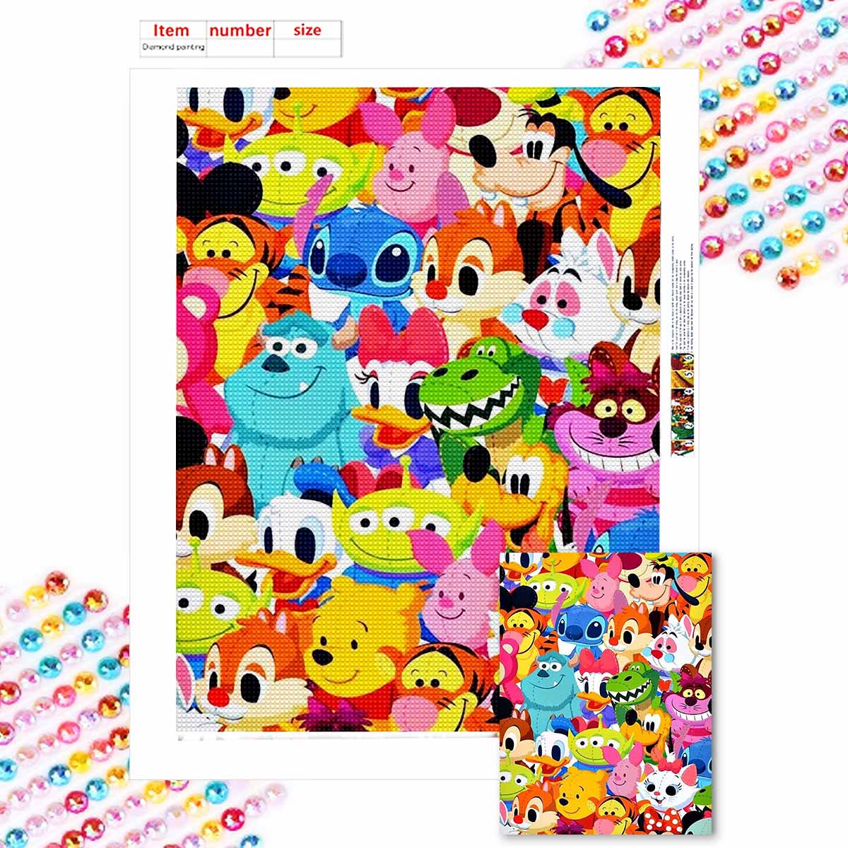 DIY Diamond Painting Cartoon and Anime Characters Cross Stitch Kit Mosaic Art Diamond Painting Full Circle Diamond Home Decoration Round 20x30cm
DIY Diamond Painting Cartoon and Anime Characters Cross Stitch Kit Mosaic Art Diamond Painting Full Circle Diamond Home Decoration Round 20x30cm