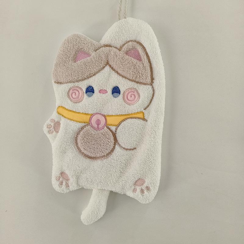 Cartoon Lucky Cat Coral Fleece Hand Towel for Kids - Thick & Hanging Type for Kitchen/Bathroom рожевий
Cartoon Lucky Cat Coral Fleece Hand Towel for Kids - Thick & Hanging Type for Kitchen/Bathroom рожевий