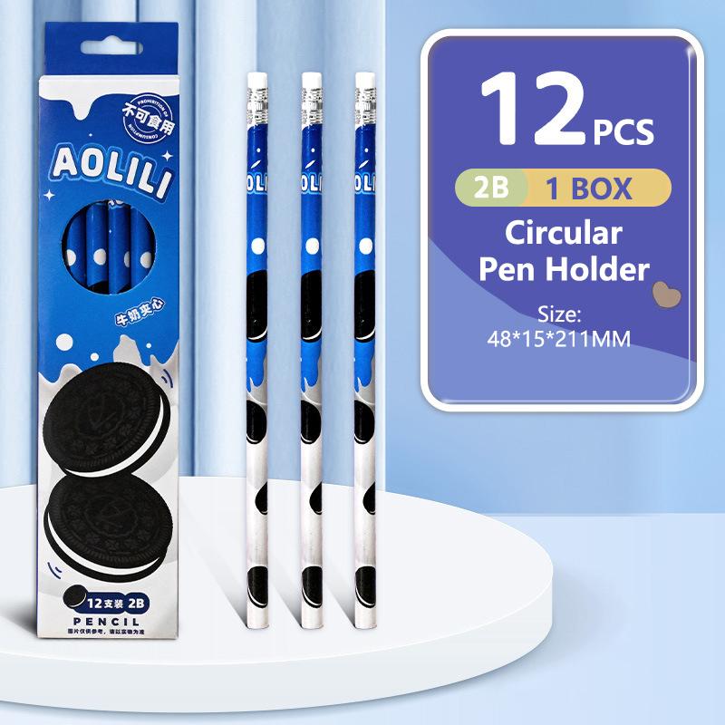 12 шт. Мультяшный милый деревянный карандаш 2B с ластиком, инструмент для письма и рисования, эскизный карандаш, школьные и офисные принадлежности, студенческие канцелярские товары, подарки
12 шт. Мультяшный милый деревянный карандаш 2B с ластиком, инструмент для письма и рисования, эскизный карандаш, школьные и офисные принадлежности, студенческие канцелярские товары, подарки