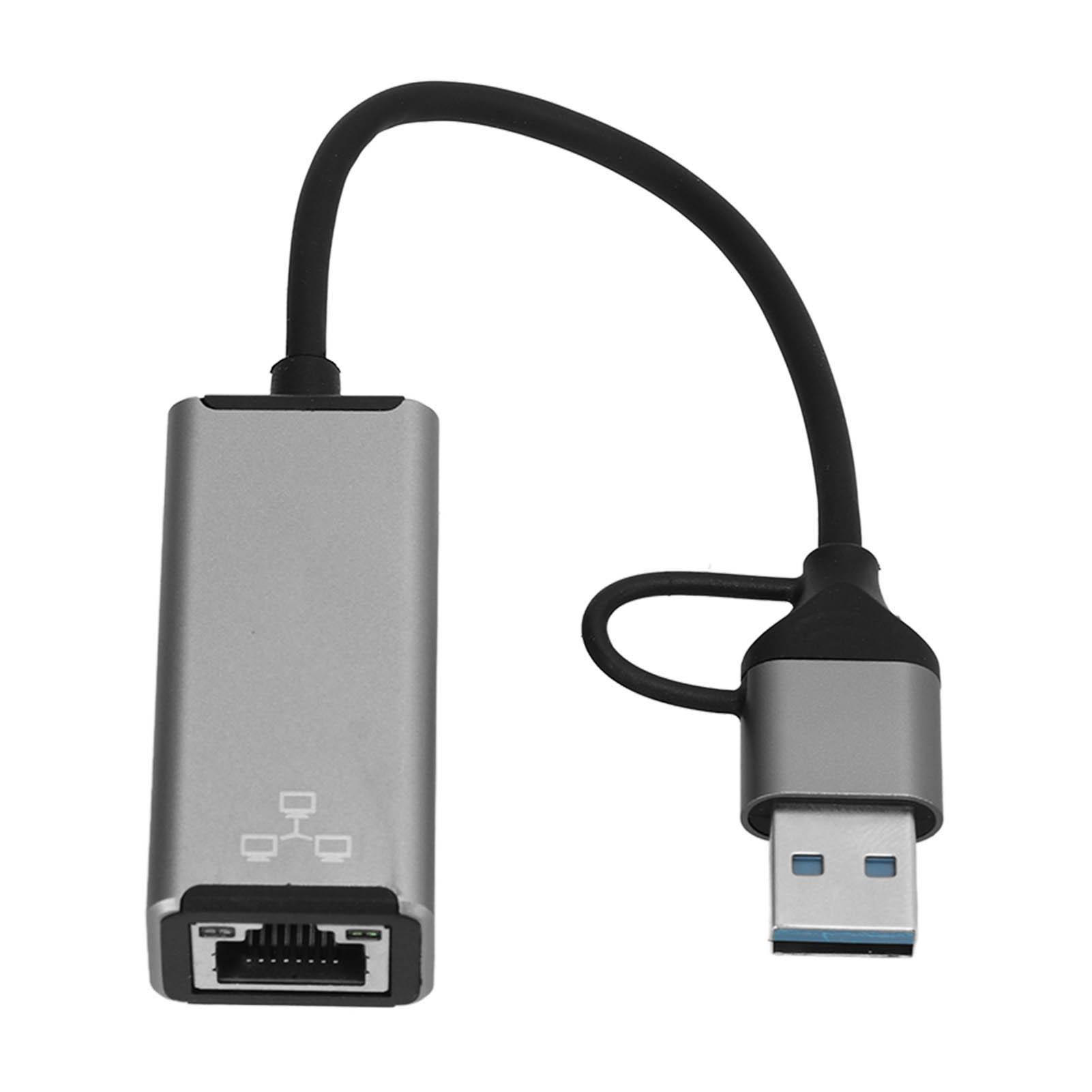 Адаптер Type C до Ethernet Адаптер USB A до RJ45 для ноутбуків, мобільних телефонів, планшетів
Адаптер Type C до Ethernet Адаптер USB A до RJ45 для ноутбуків, мобільних телефонів, планшетів