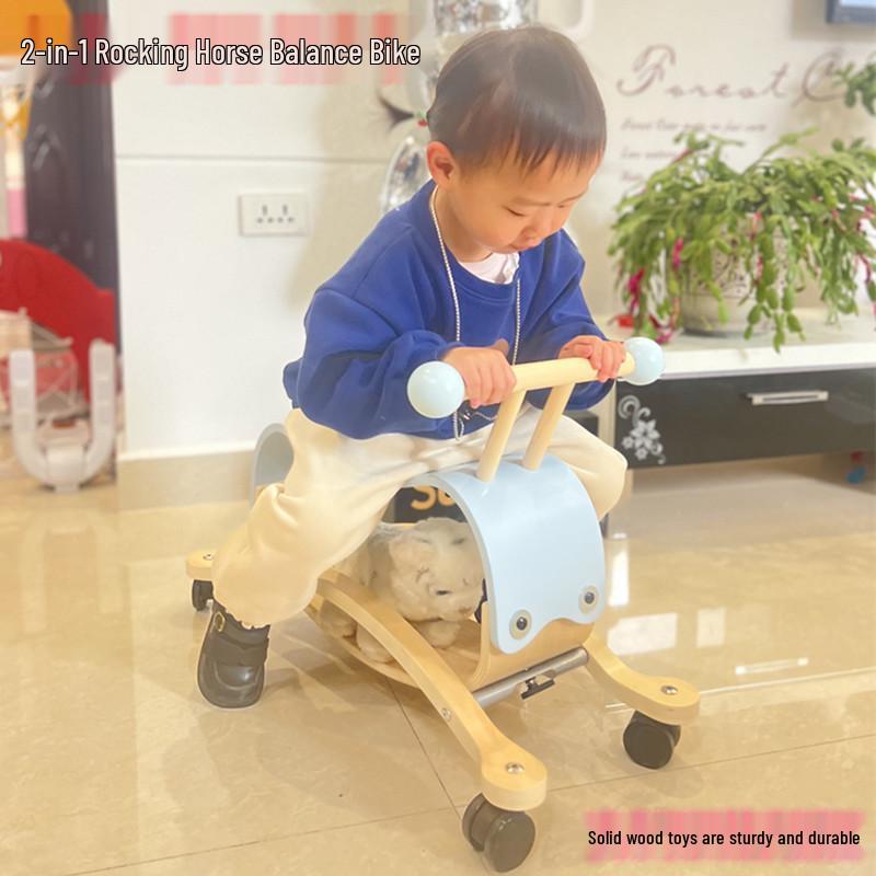 2-in-1 Wooden Rocking Horse & Stroller for Toddlers - Ideal Birthday Gift for Ages 1+
2-in-1 Wooden Rocking Horse & Stroller for Toddlers - Ideal Birthday Gift for Ages 1+
