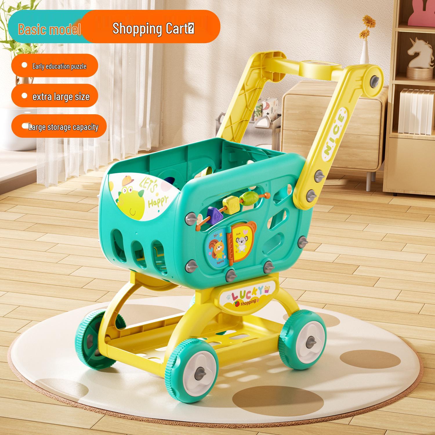 Kids Playhouse Shopping Cart & Stroller with Fruit Cutting Set - Perfect Birthday Gift for Boys & Girls
Kids Playhouse Shopping Cart & Stroller with Fruit Cutting Set - Perfect Birthday Gift for Boys & Girls