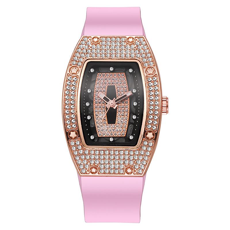 Woman Crystal Silicone Jelly Quartz Watch Students Gifts Rhinestone Wristwatch рожевий
Woman Crystal Silicone Jelly Quartz Watch Students Gifts Rhinestone Wristwatch рожевий