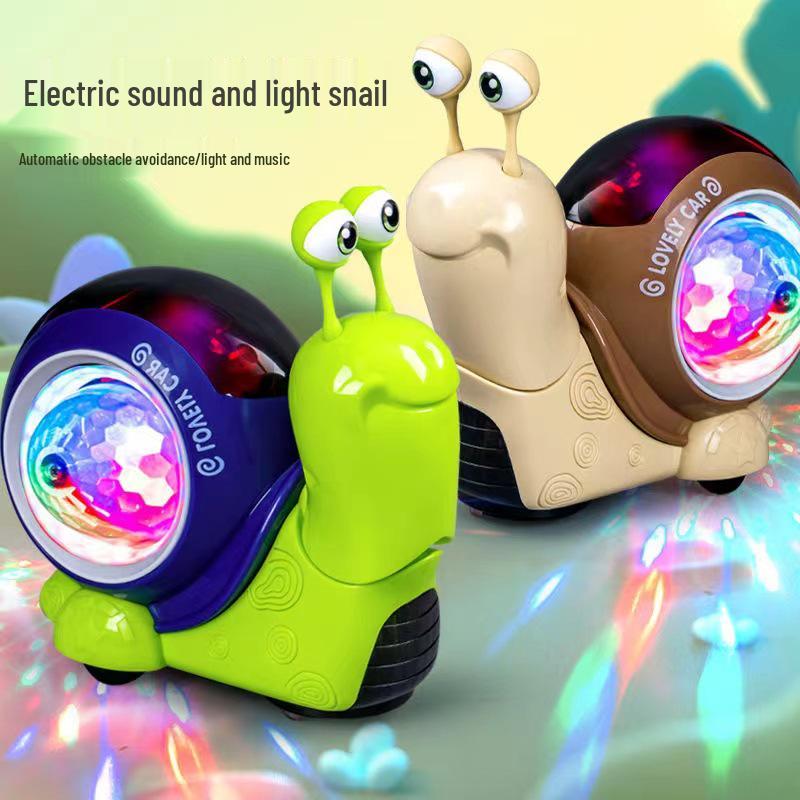 Electric Toy Snail with Automatic Obstacle Avoidance, Sound, Light, and Projection Features for Kids
Electric Toy Snail with Automatic Obstacle Avoidance, Sound, Light, and Projection Features for Kids