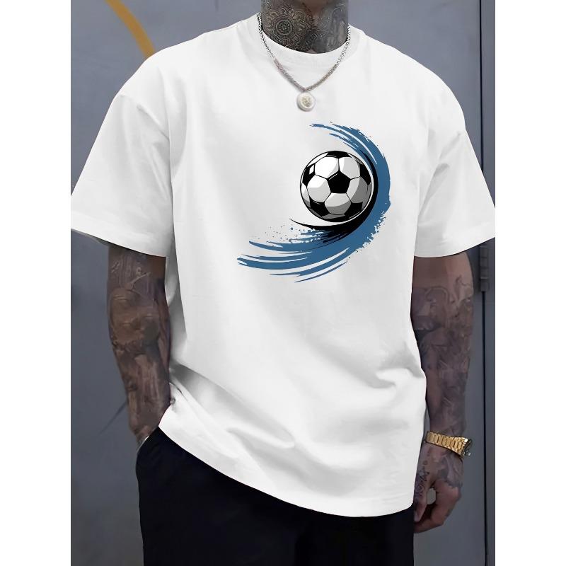 European sizes Men S Summer Casual Round Neck T-Shirt with Football Match World Club Print | Soft Fabric, Ribbed Collar 4XL білий
European sizes Men S Summer Casual Round Neck T-Shirt with Football Match World Club Print | Soft Fabric, Ribbed Collar 4XL білий
