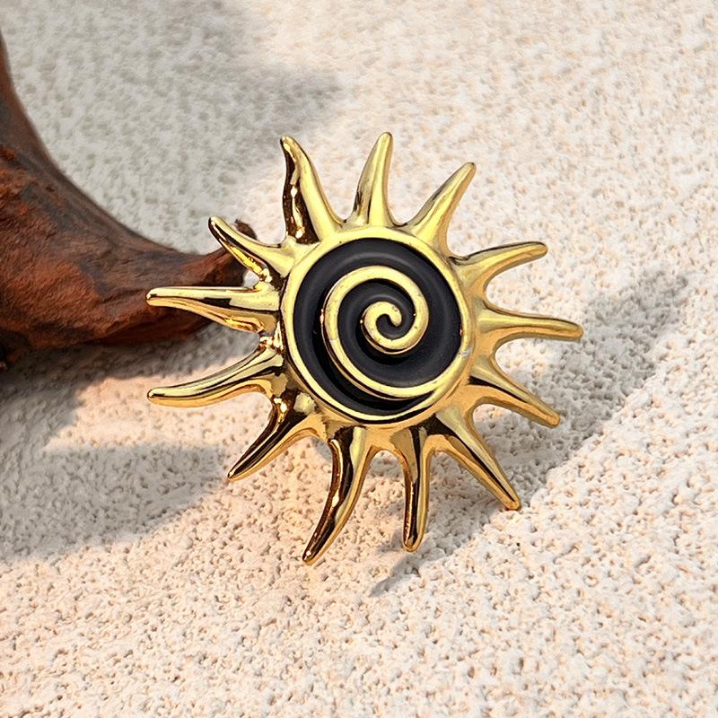 Stainless Steel Black Glaze Starfish Shell Rings Women s Men Neutral Punk Metal Adjustable Open Rings Ocean Style Finger Zircon
Stainless Steel Black Glaze Starfish Shell Rings Women s Men Neutral Punk Metal Adjustable Open Rings Ocean Style Finger Zircon