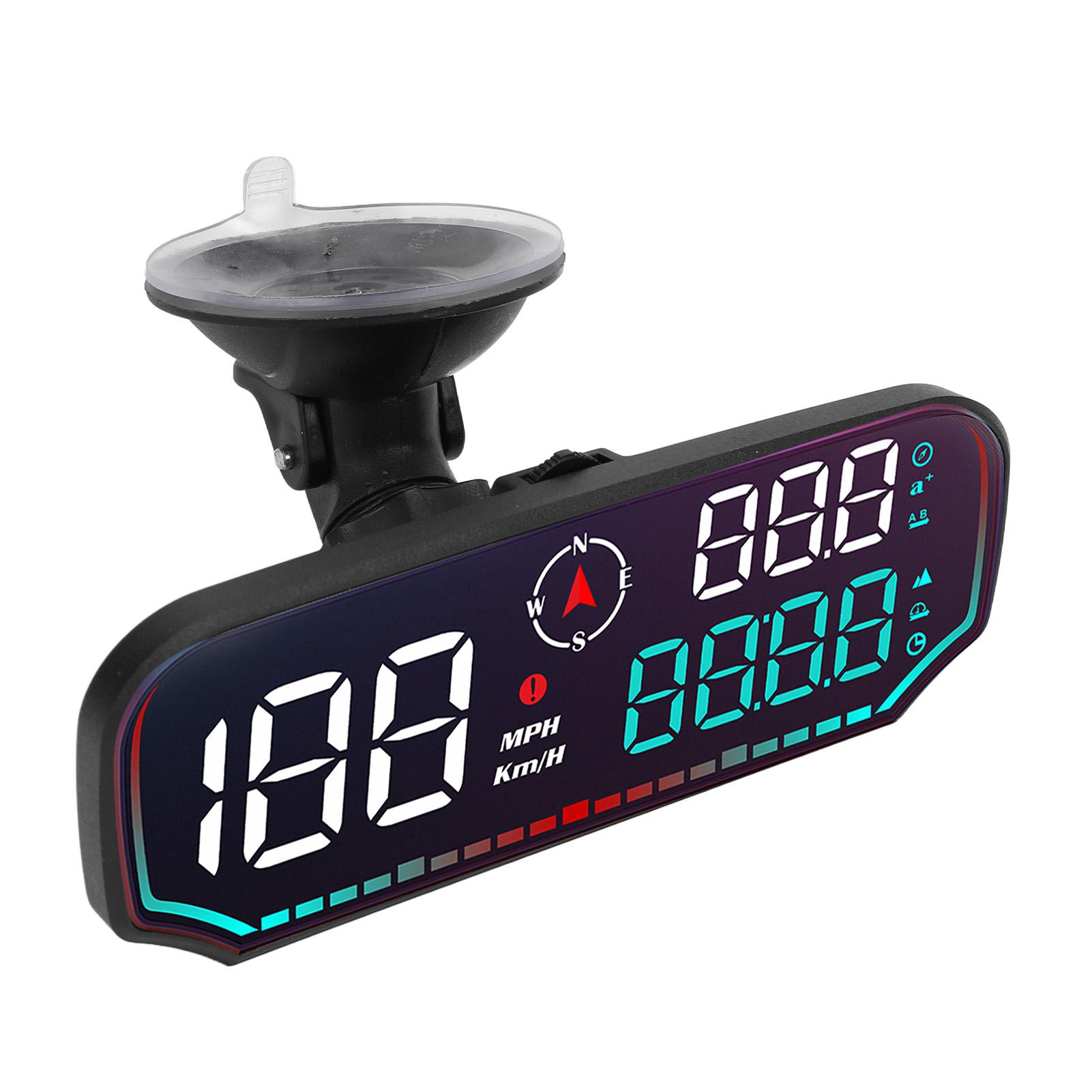 5-дюймовый автомобильный HUD-дисплей с питанием от USB, цифровым спидометром с сигнализацией превышения скорости и предупреждением об усталости водителя
5-дюймовый автомобильный HUD-дисплей с питанием от USB, цифровым спидометром с сигнализацией превышения скорости и предупреждением об усталости водителя