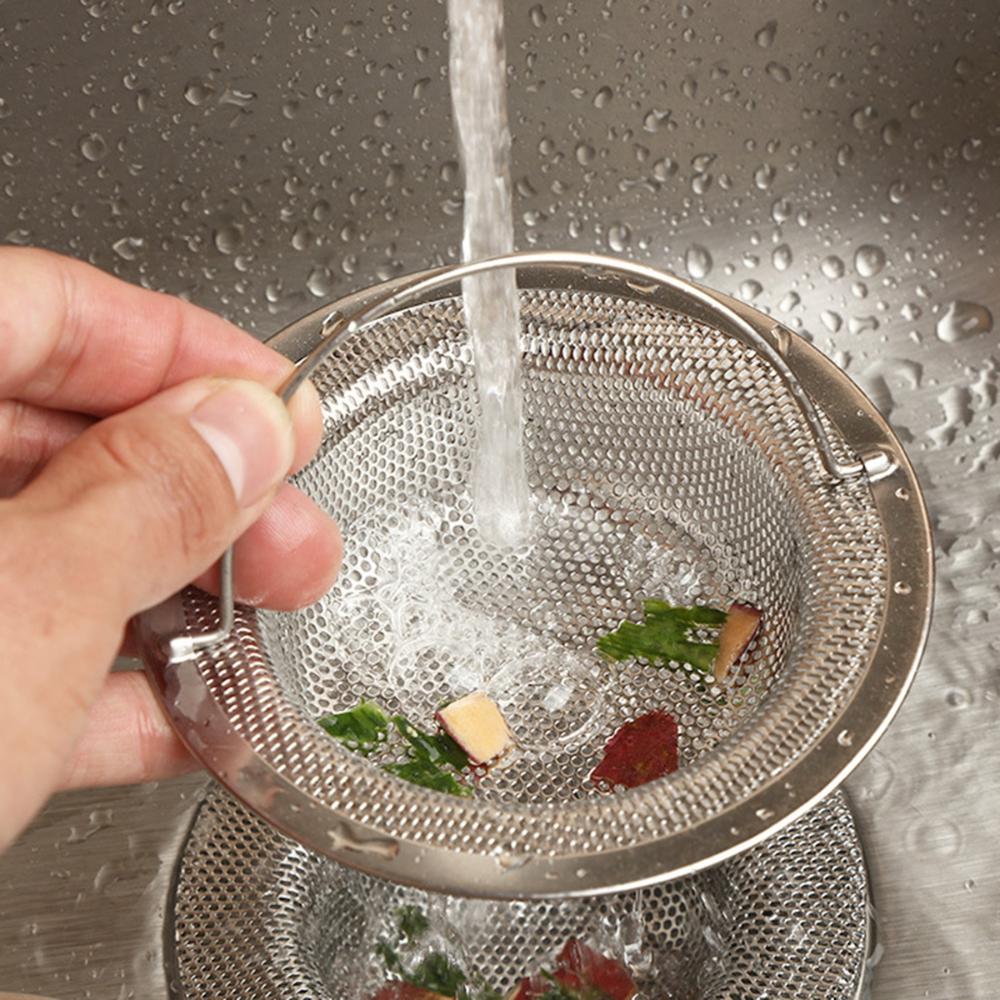 Stainless Steel Fine Mesh with Handle Colander Waste Stopper Basket Catcher Sink Drain Strainer S
Stainless Steel Fine Mesh with Handle Colander Waste Stopper Basket Catcher Sink Drain Strainer S