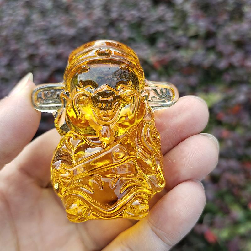 Crystal Glass God of Wealth Ornament: Home & Wedding Decoration Gift 6 cm White Box Packaging
Crystal Glass God of Wealth Ornament: Home & Wedding Decoration Gift 6 cm White Box Packaging
