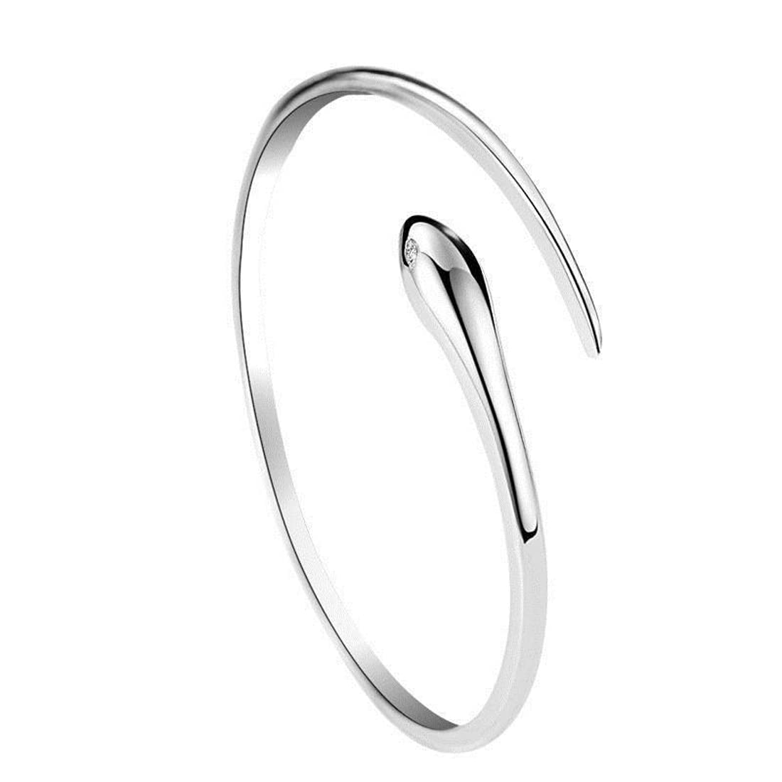 Rockyu Free Size Bangle Bracelet for Snake Snake Fashion Accessory Women, Silver, Popular, Simple, Bangle, Stylish, Slim, Shape,
Rockyu Free Size Bangle Bracelet for Snake Snake Fashion Accessory Women, Silver, Popular, Simple, Bangle, Stylish, Slim, Shape,