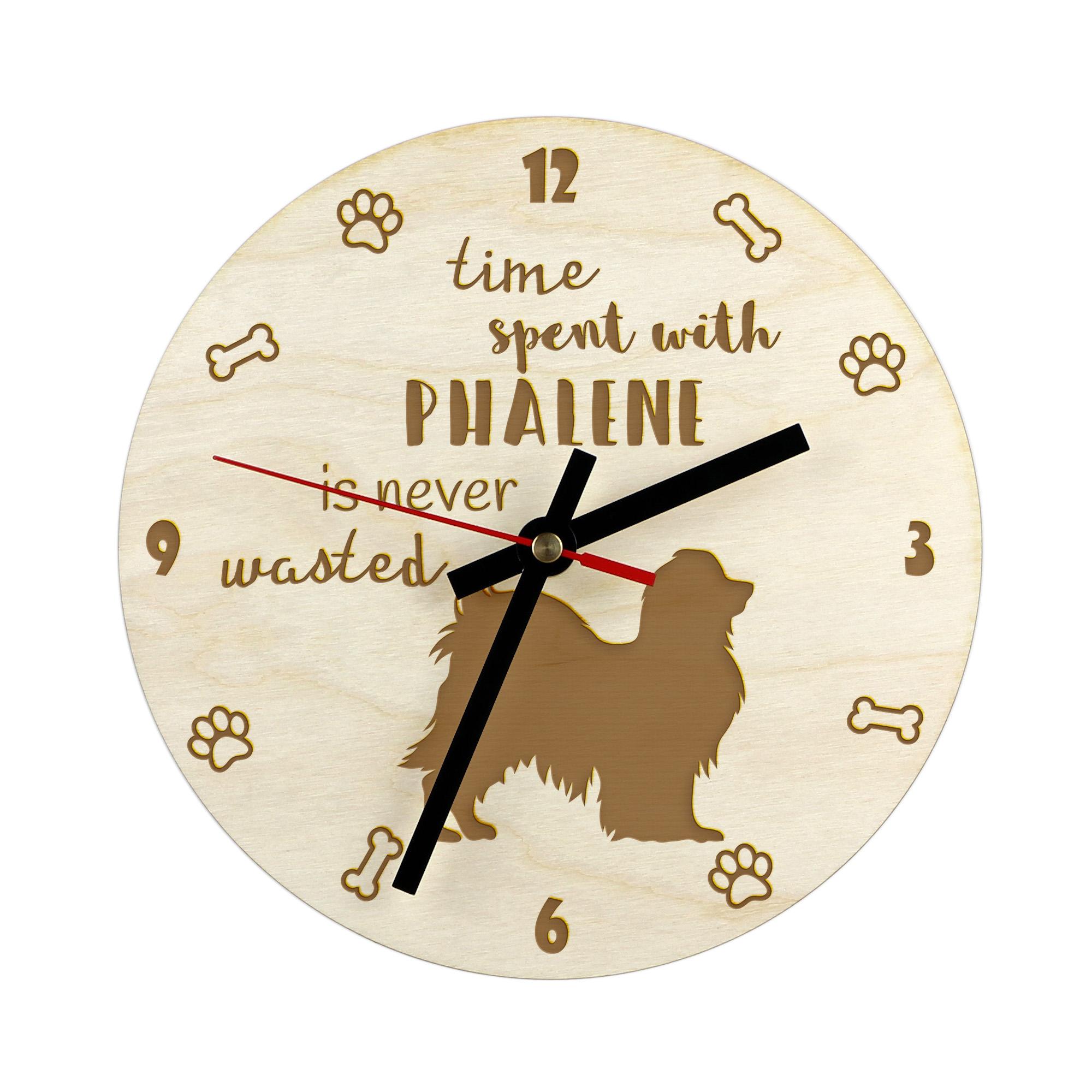 Papillon, Continental Toy Spaniel, Butterfly dog I - clock with dog, wooden clock with engraving, personalised clock by Art-Dog
Papillon, Continental Toy Spaniel, Butterfly dog I - clock with dog, wooden clock with engraving, personalised clock by Art-Dog