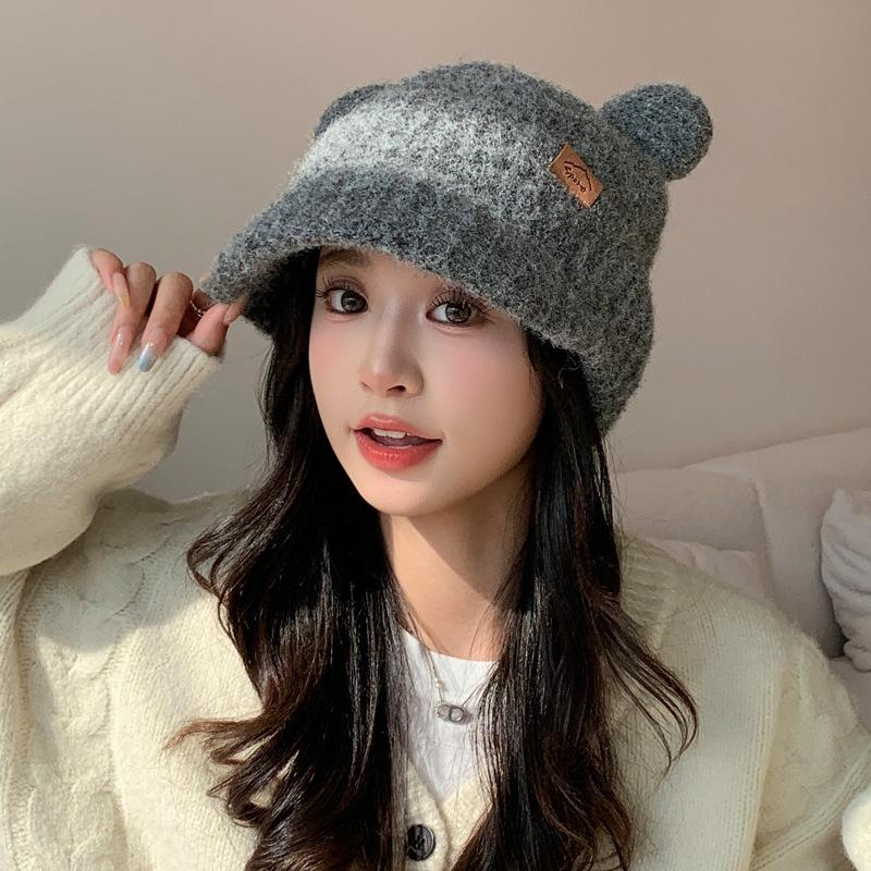 Милые и симпатичные ушки медвежонка головной убор осенне-зимняя шапка женская большой окружности головы вязаная шапка теплая шерстяная шапка average size
Милые и симпатичные ушки медвежонка головной убор осенне-зимняя шапка женская большой окружности головы вязаная шапка теплая шерстяная шапка average size
