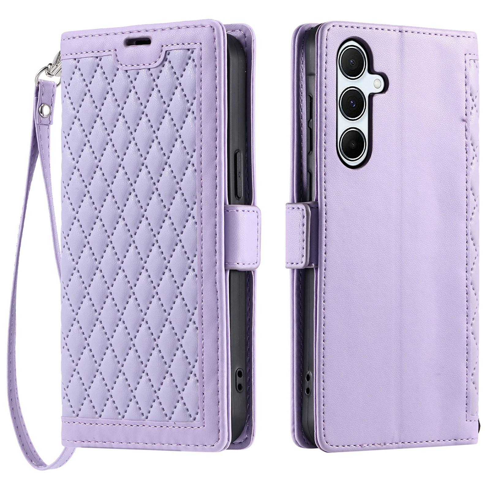 For Samsung Galaxy A15 5G/4G Leather Case Rhombus Texture Wallet Stand Phone Cover with Wrist Strap B
For Samsung Galaxy A15 5G/4G Leather Case Rhombus Texture Wallet Stand Phone Cover with Wrist Strap B