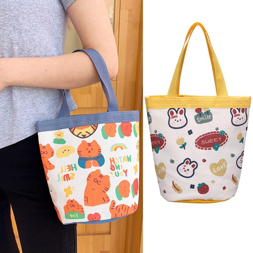 Повседневная холщовая сумка с изображением мультяшных животных, сувенирная сумка, подарочная сумка, сумка-ведро для женщин 
Повседневная холщовая сумка с изображением мультяшных животных, сувенирная сумка, подарочная сумка, сумка-ведро для женщин