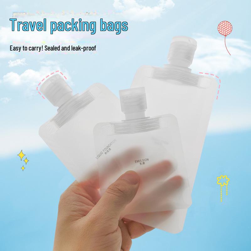 Portable Travel Cosmetic Bag with Mini Refillable Bottles for Shampoo and Cleanser - Ideal for Business Trips
Portable Travel Cosmetic Bag with Mini Refillable Bottles for Shampoo and Cleanser - Ideal for Business Trips
