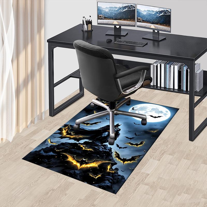 Batman,Moonlit Night Office Carpet Chair Mats, Home Decor Dormitory Floor Protector With Anti-Skid Backing, Large Area Coverage, Christmas D 60cm by 90cm
Batman,Moonlit Night Office Carpet Chair Mats, Home Decor Dormitory Floor Protector With Anti-Skid Backing, Large Area Coverage, Christmas D 60cm by 90cm