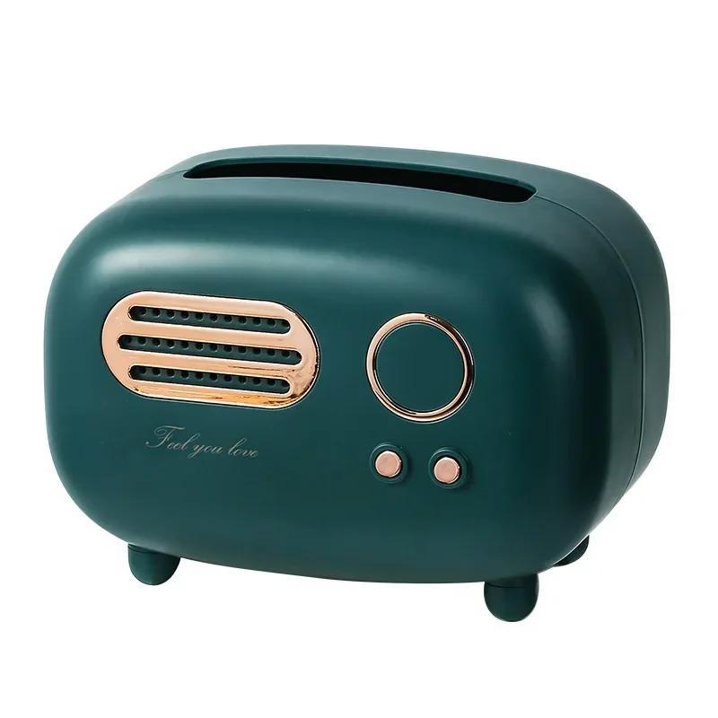 Retro Radio Model Tissue Box Desktop Paper Holder Tissue Paper Dispenser Storage Napkin Case Organizer Wet Wipes Decoration Box зелений
Retro Radio Model Tissue Box Desktop Paper Holder Tissue Paper Dispenser Storage Napkin Case Organizer Wet Wipes Decoration Box зелений