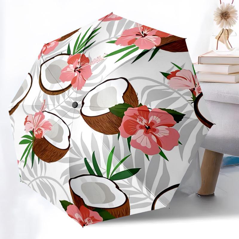 1pc Coconut Floral Pattern Automatic Open/Close Umbrella - Compact Travel Umbrella, Gift for Birthdayyy251208164
1pc Coconut Floral Pattern Automatic Open/Close Umbrella - Compact Travel Umbrella, Gift for Birthdayyy251208164