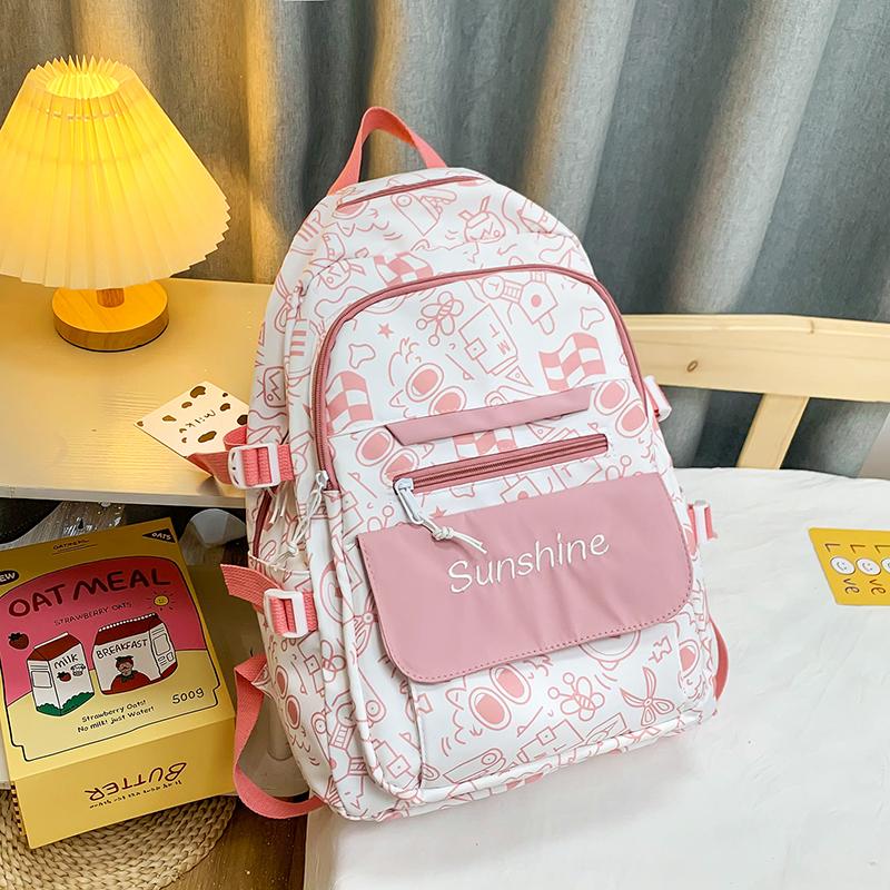 Женский рюкзак для школьников младших классов, корейская версия, модный рюкзак большой емкости, рюкзак для школьников начальной школы, рюкзак с молочным узором 
Женский рюкзак для школьников младших классов, корейская версия, модный рюкзак большой емкости, рюкзак для школьников начальной школы, рюкзак с молочным узором