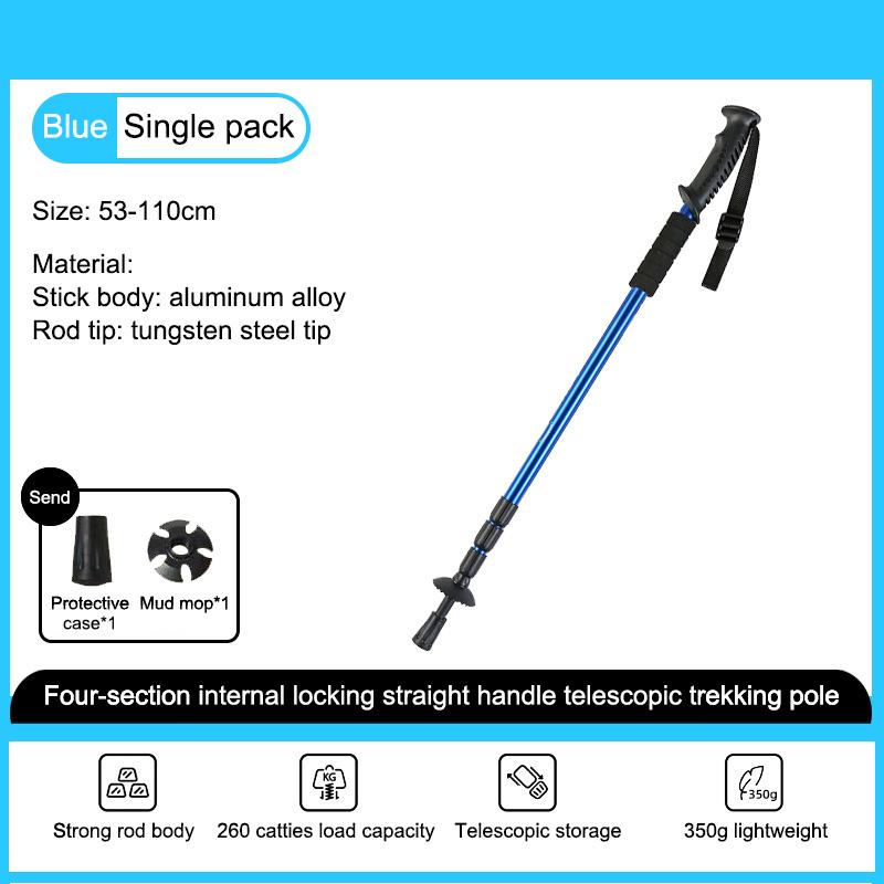 Ultralight Trekking Poles With Shock Absorption Foldable Design For Outdoor Camping Mountaineering Backpacking And Hiking Trips
Ultralight Trekking Poles With Shock Absorption Foldable Design For Outdoor Camping Mountaineering Backpacking And Hiking Trips