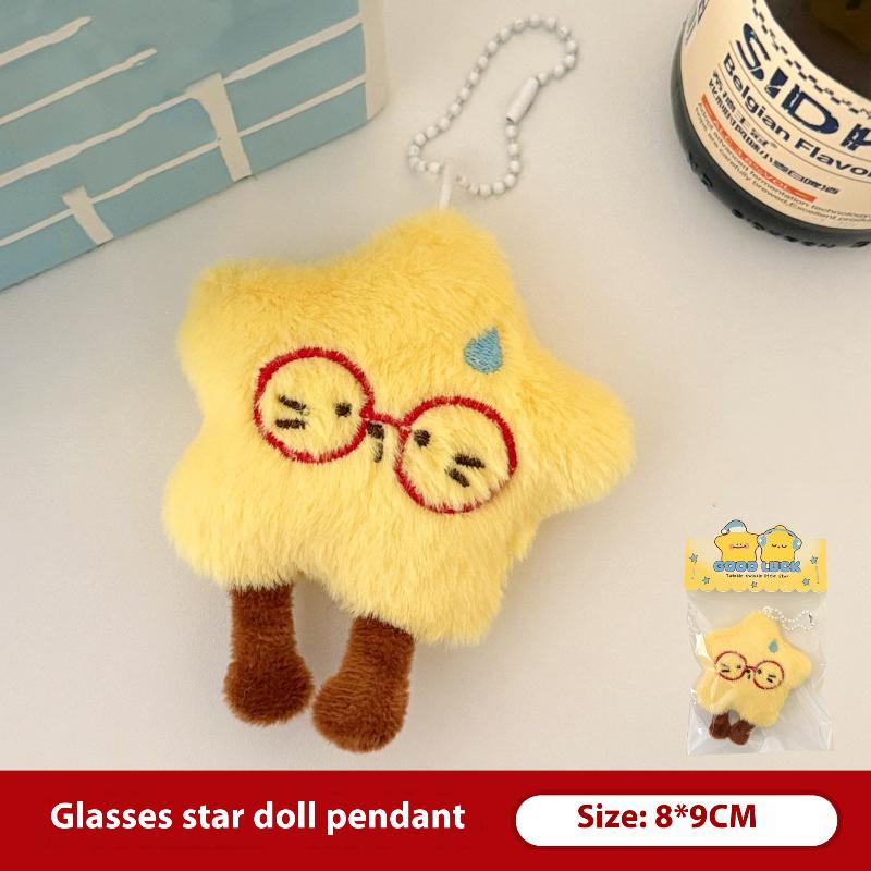 Cute Cartoon Plush Star Doll Pendant Keychain Kawaii Plush Stuffed Doll Pendant Backpack Handbag Decorative Pendant Gifts as the picture
Cute Cartoon Plush Star Doll Pendant Keychain Kawaii Plush Stuffed Doll Pendant Backpack Handbag Decorative Pendant Gifts as the picture