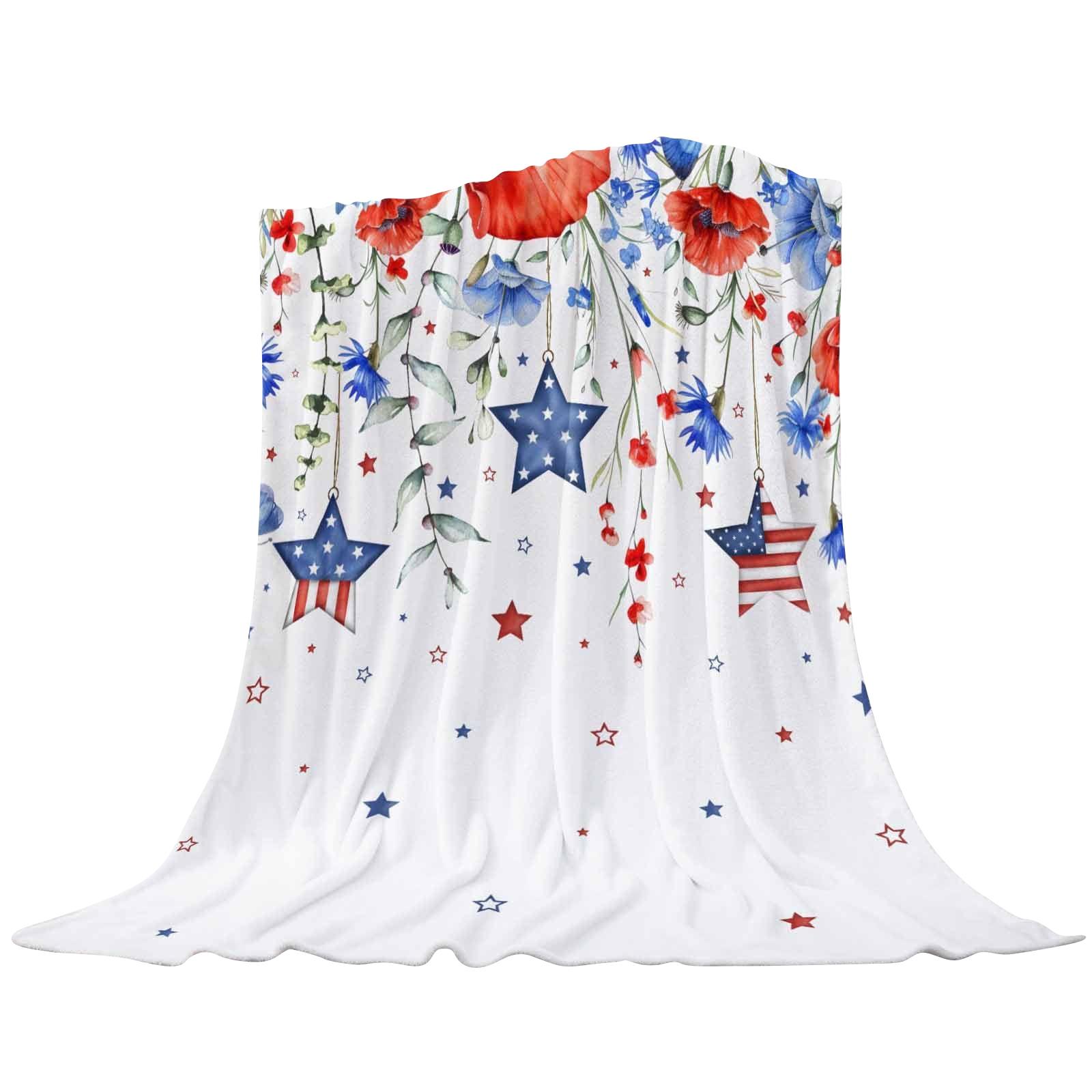 Flannel Throw Blanket with Star Print and Freedom Lettering Soft Lightweight Sofa Bed Cover for Home Decoration Use One Size
Flannel Throw Blanket with Star Print and Freedom Lettering Soft Lightweight Sofa Bed Cover for Home Decoration Use One Size