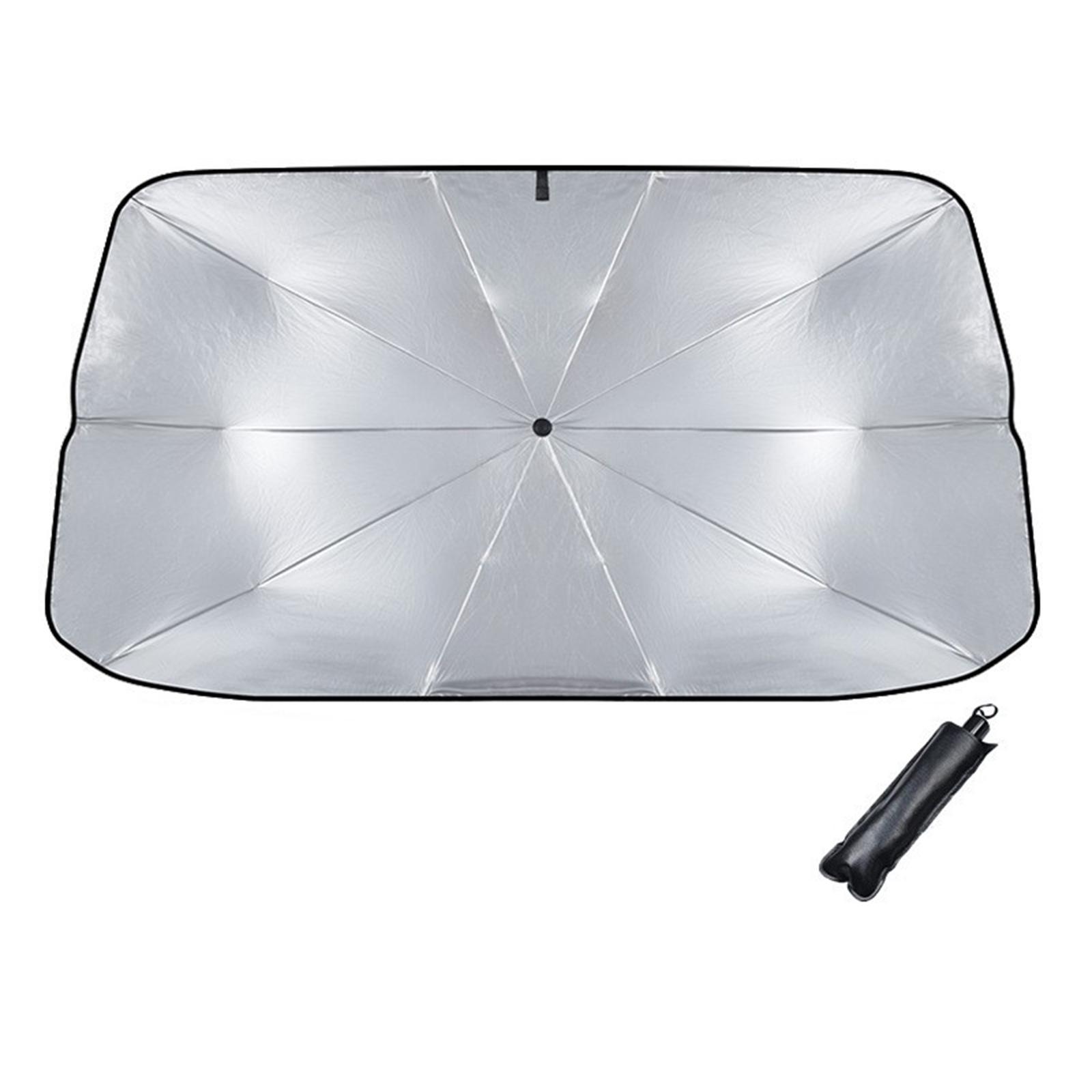 Солнцезащитный козырек для лобового стекла автомобиля Защита от ультрафиолетовых лучей и тепла Складной отражатель Зонт для лобового стекла L
