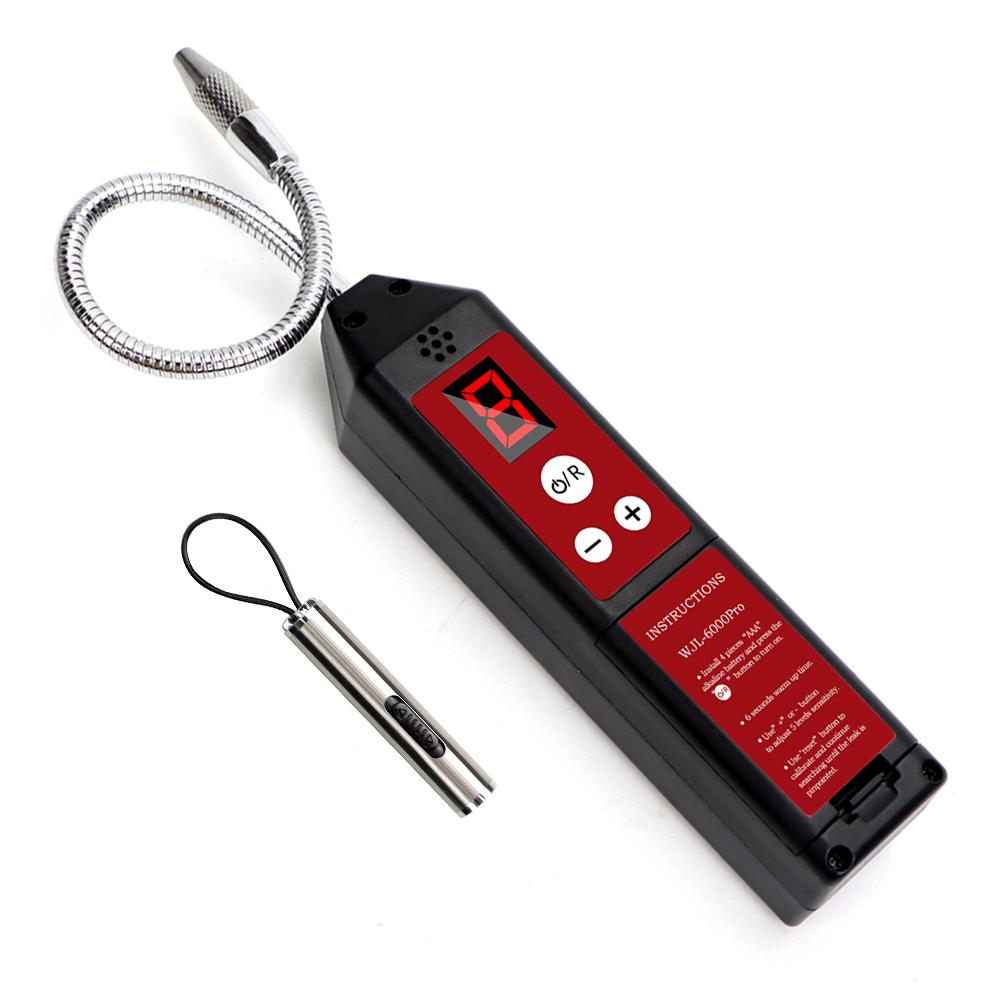 Halogen Leak Detector With LED Light Air Conditioning HVAC Refrigerant Leak Detector R22a R134a CFC HFC HCFC Freon Gas Tester
Halogen Leak Detector With LED Light Air Conditioning HVAC Refrigerant Leak Detector R22a R134a CFC HFC HCFC Freon Gas Tester