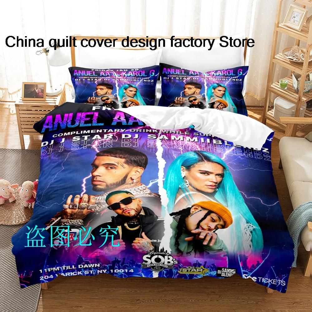 Raper Anuel A printed Beding Sets exquisite bed suplies set duvet cover bed comforter set beding set luxury birthday gift 120*200cm Single
Raper Anuel A printed Beding Sets exquisite bed suplies set duvet cover bed comforter set beding set luxury birthday gift 120*200cm Single
