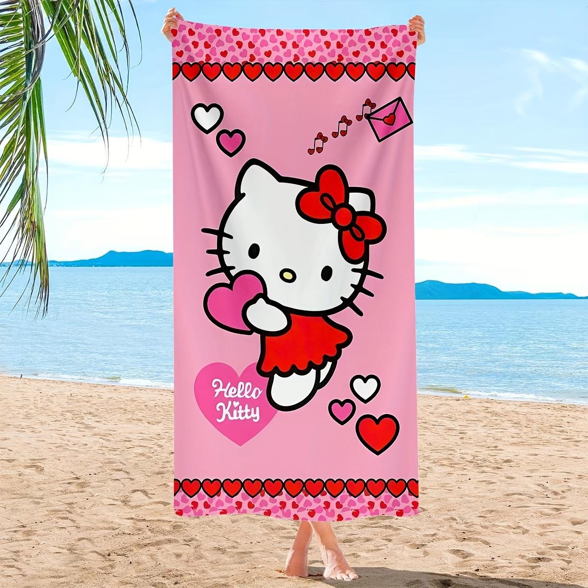 1pc Hello Kitty Heart Beach Towel: Polyester 2D Print, Holiday Gift—Quick-Dry & Lightweight, Swimming/Surfing/Camping, Unisex W40*H60(CM)
1pc Hello Kitty Heart Beach Towel: Polyester 2D Print, Holiday Gift—Quick-Dry & Lightweight, Swimming/Surfing/Camping, Unisex W40*H60(CM)