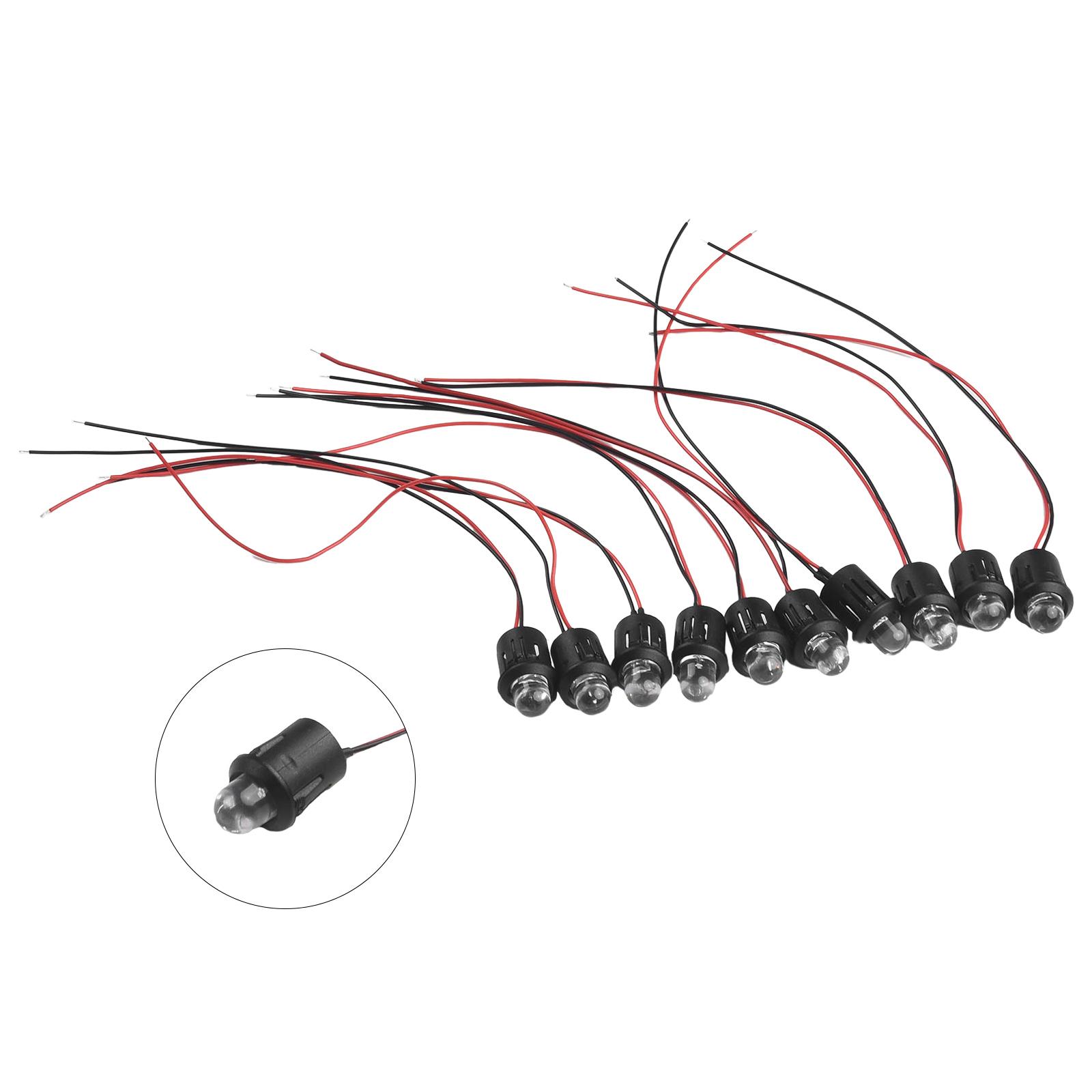 10 Pcs 12V Pre-Wired Constant LED Ultra Clear Bulb Cable Prewired Led Lamp RGB LED Night Light 10mm DIY Home Garden Party Decor синій
10 Pcs 12V Pre-Wired Constant LED Ultra Clear Bulb Cable Prewired Led Lamp RGB LED Night Light 10mm DIY Home Garden Party Decor синій