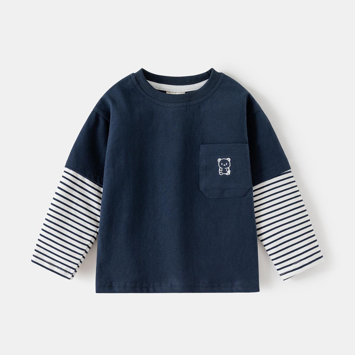 Детская одежда детская осенняя футболка футболка для поддевы, мальчиковая с длинным рукавом корейская версия мультяшные рукава топы трендовые 140cm темно-синий
Детская одежда детская осенняя футболка футболка для поддевы, мальчиковая с длинным рукавом корейская версия мультяшные рукава топы трендовые 140cm темно-синий