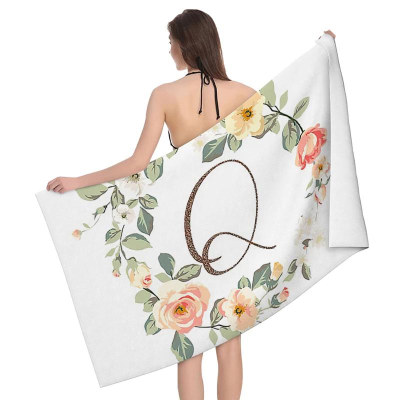 1pc Flower wreath letter pattern Pattern Beach Towel,Ultra-Fine Fiber Beach Blanket,Highly Absorbent Bath Towel,Suitable W40*H60(CM)
1pc Flower wreath letter pattern Pattern Beach Towel,Ultra-Fine Fiber Beach Blanket,Highly Absorbent Bath Towel,Suitable W40*H60(CM)