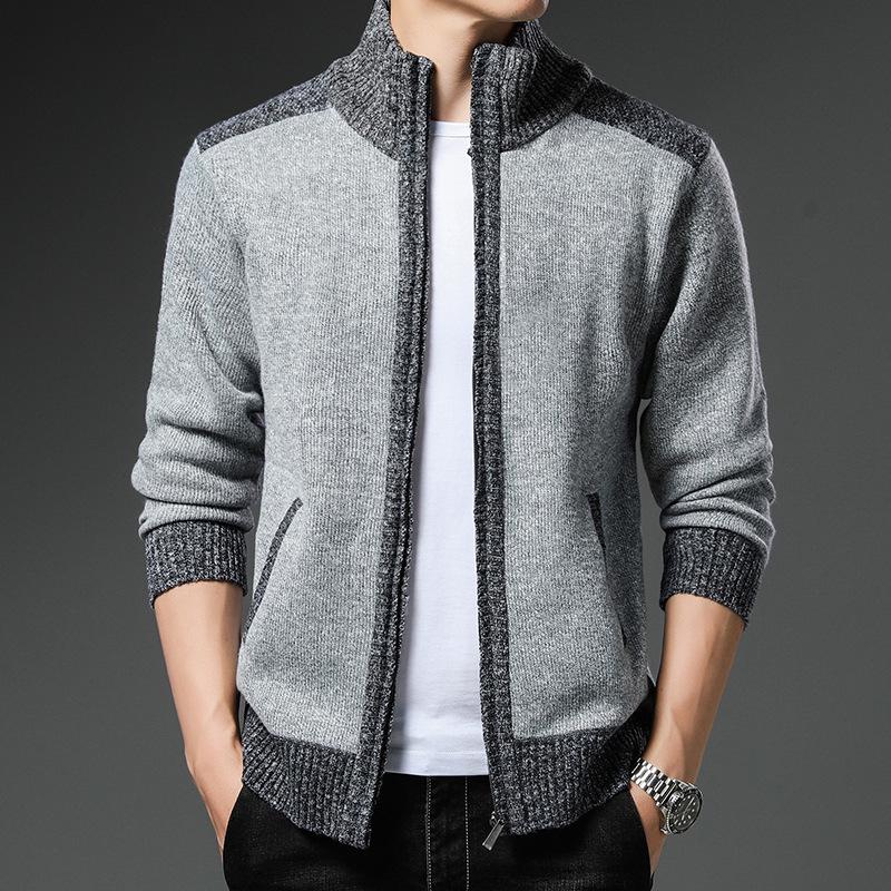 2024 Men s Fleece-lined Color Block Cardigan Sweater: Thickened Autumn/Winter Casual Knit Outerwear Medium
2024 Men s Fleece-lined Color Block Cardigan Sweater: Thickened Autumn/Winter Casual Knit Outerwear Medium
