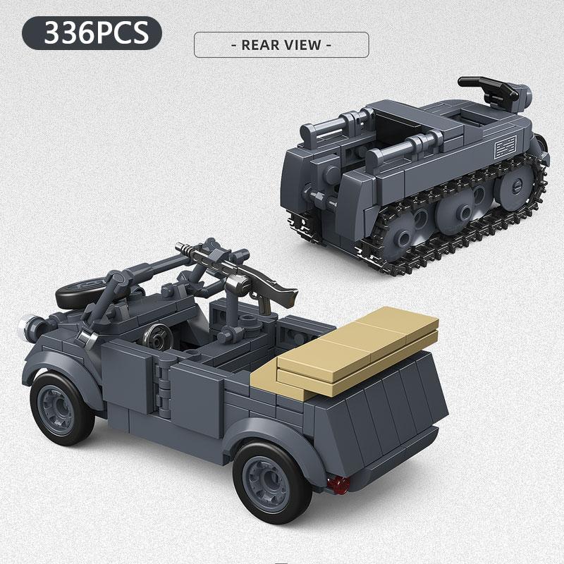 WW II German classic armored vehicle building blocks, tank motorcycle military puzzle assembly toys, boys DIY by hand
WW II German classic armored vehicle building blocks, tank motorcycle military puzzle assembly toys, boys DIY by hand