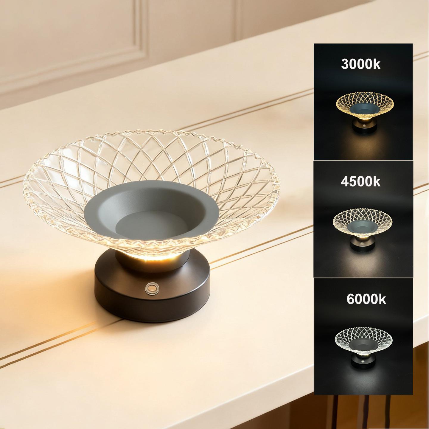 New Arrival LED Night Light Plate Living Room Table Household Basket Exquisite Plate High-End Candy Dried Snacks Storage Lamp 0-5W
New Arrival LED Night Light Plate Living Room Table Household Basket Exquisite Plate High-End Candy Dried Snacks Storage Lamp 0-5W