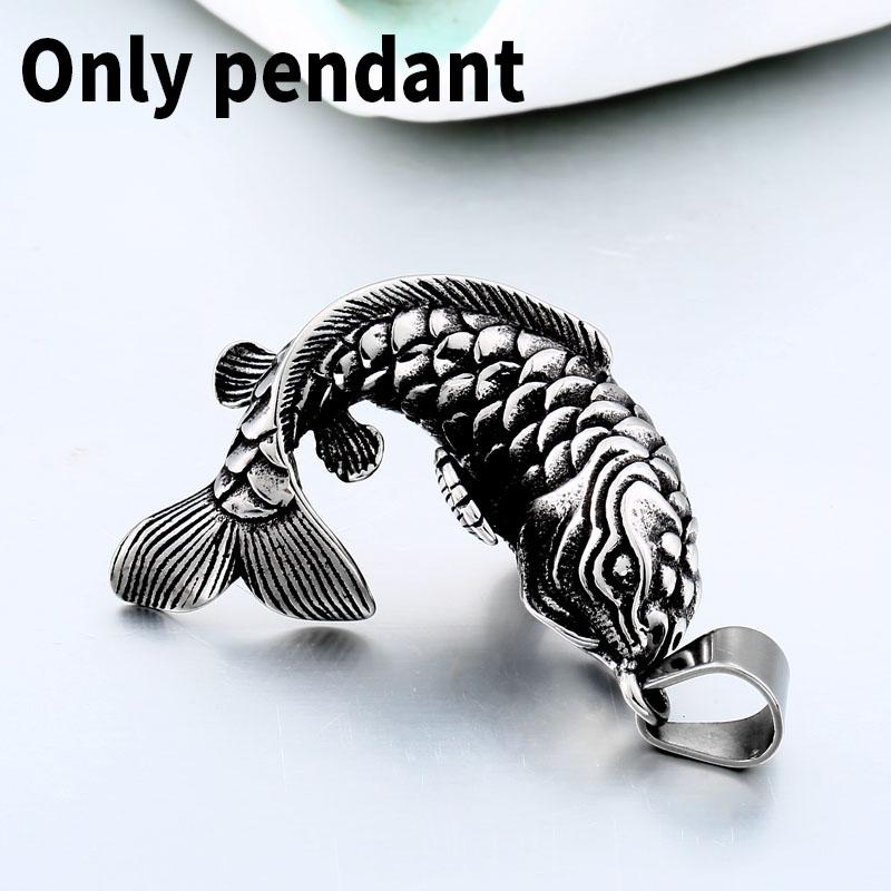 Beier 316L Stainless Steel Koi Fish Pendant Men Goldfish Necklace Pendant Ocean High-quality jewelry LLBP8-383P
Beier 316L Stainless Steel Koi Fish Pendant Men Goldfish Necklace Pendant Ocean High-quality jewelry LLBP8-383P