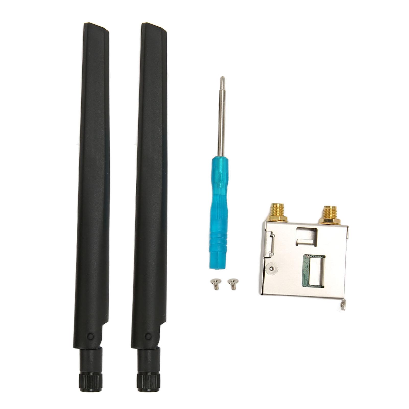 WiFi 6 Wireless Card Dual Band 2.4GHz 5GHz 1730Mbps NGFF M.2 AX200NGW BT5.2 Wireless Network Card
WiFi 6 Wireless Card Dual Band 2.4GHz 5GHz 1730Mbps NGFF M.2 AX200NGW BT5.2 Wireless Network Card