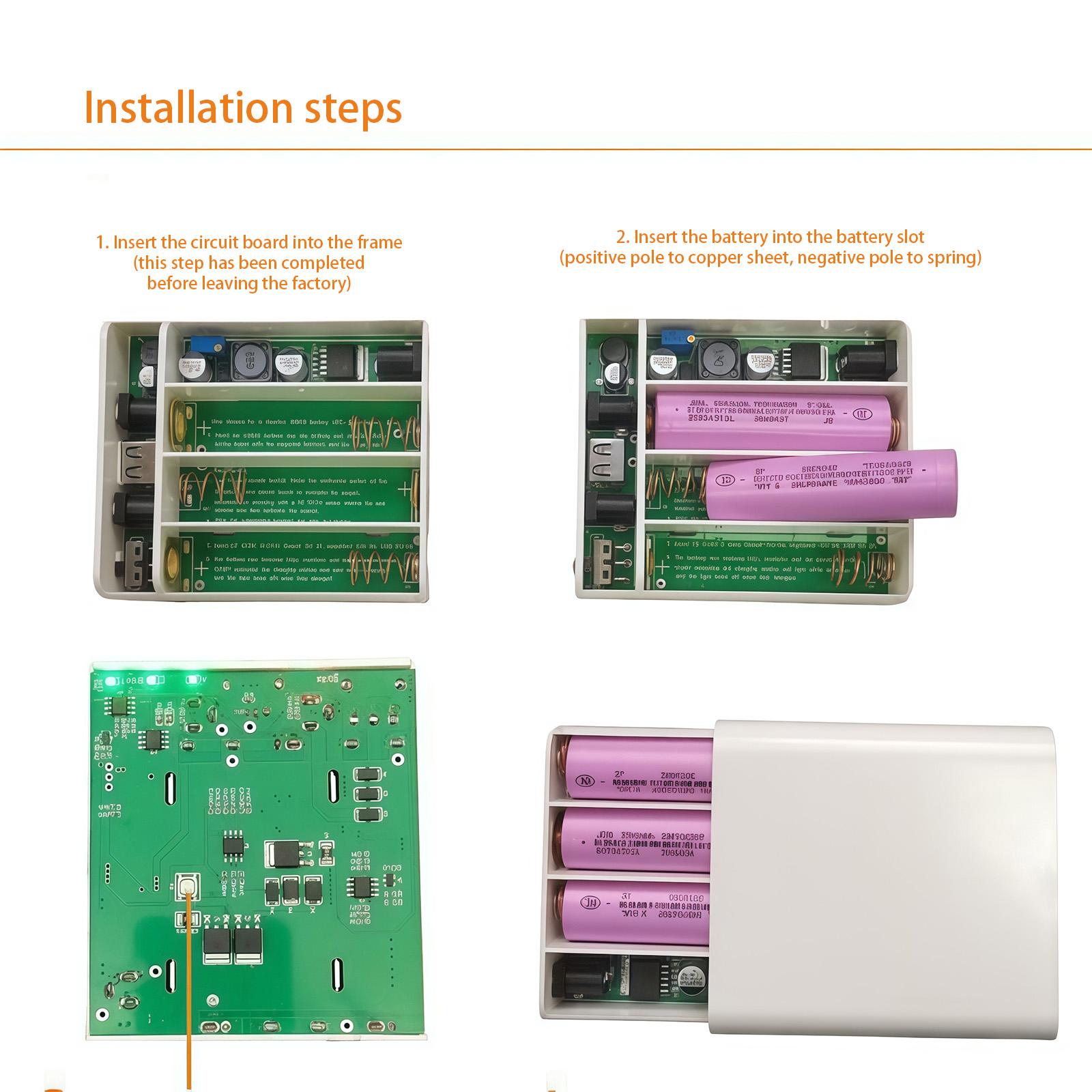 Battery Holder Case 12V 9V 5V Voltages Supported For 18650 Cells With 12V 2A 9V1A 5V 2A Output Option 1
Battery Holder Case 12V 9V 5V Voltages Supported For 18650 Cells With 12V 2A 9V1A 5V 2A Output Option 1
