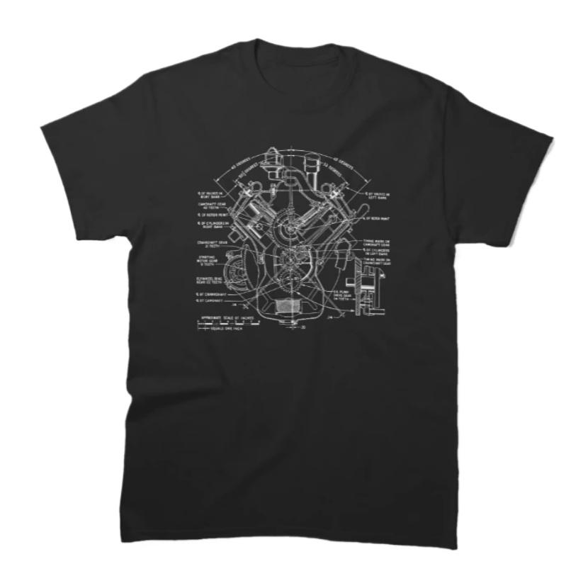 Vintage V8 Engine Drawing Instruction TShirt 100 Cotton ONeck Summer Short Sleeve Casual Mens Tshirt Size S3XL S
Vintage V8 Engine Drawing Instruction TShirt 100 Cotton ONeck Summer Short Sleeve Casual Mens Tshirt Size S3XL S
