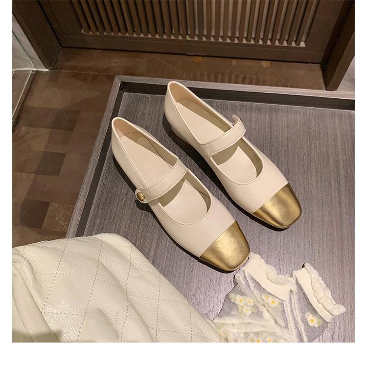Sheepskin version~ Genuine leather one-word color matching gentle light mouth Mary Jane single shoes fairy fairy flat shoes ladyshoes 35
Sheepskin version~ Genuine leather one-word color matching gentle light mouth Mary Jane single shoes fairy fairy flat shoes ladyshoes 35