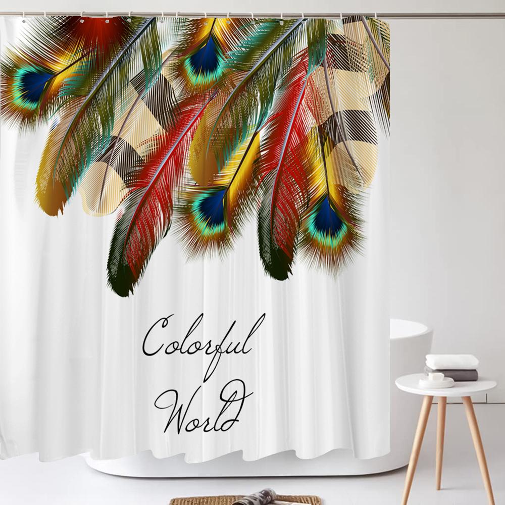 Beautiful Colorful Feather Shower Curtain,Simple And Fashionable Waterproof Home Bathroom Decor Shower Curtain 180X200Cm W60H190(CM)-1 Pcs
Beautiful Colorful Feather Shower Curtain,Simple And Fashionable Waterproof Home Bathroom Decor Shower Curtain 180X200Cm W60H190(CM)-1 Pcs