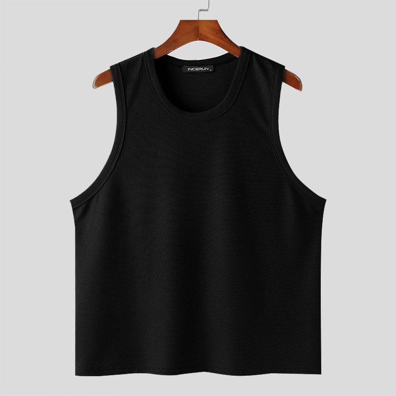 INCERUN Чоловічі літні вільні безрукавки, повсякденна суцільна вафельна жилетка S чорний
INCERUN Чоловічі літні вільні безрукавки, повсякденна суцільна вафельна жилетка S чорний